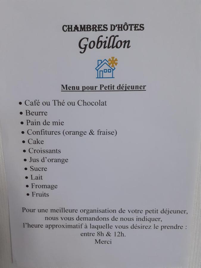 Chambres D'Hotes Gobillon Maintenon Buitenkant foto